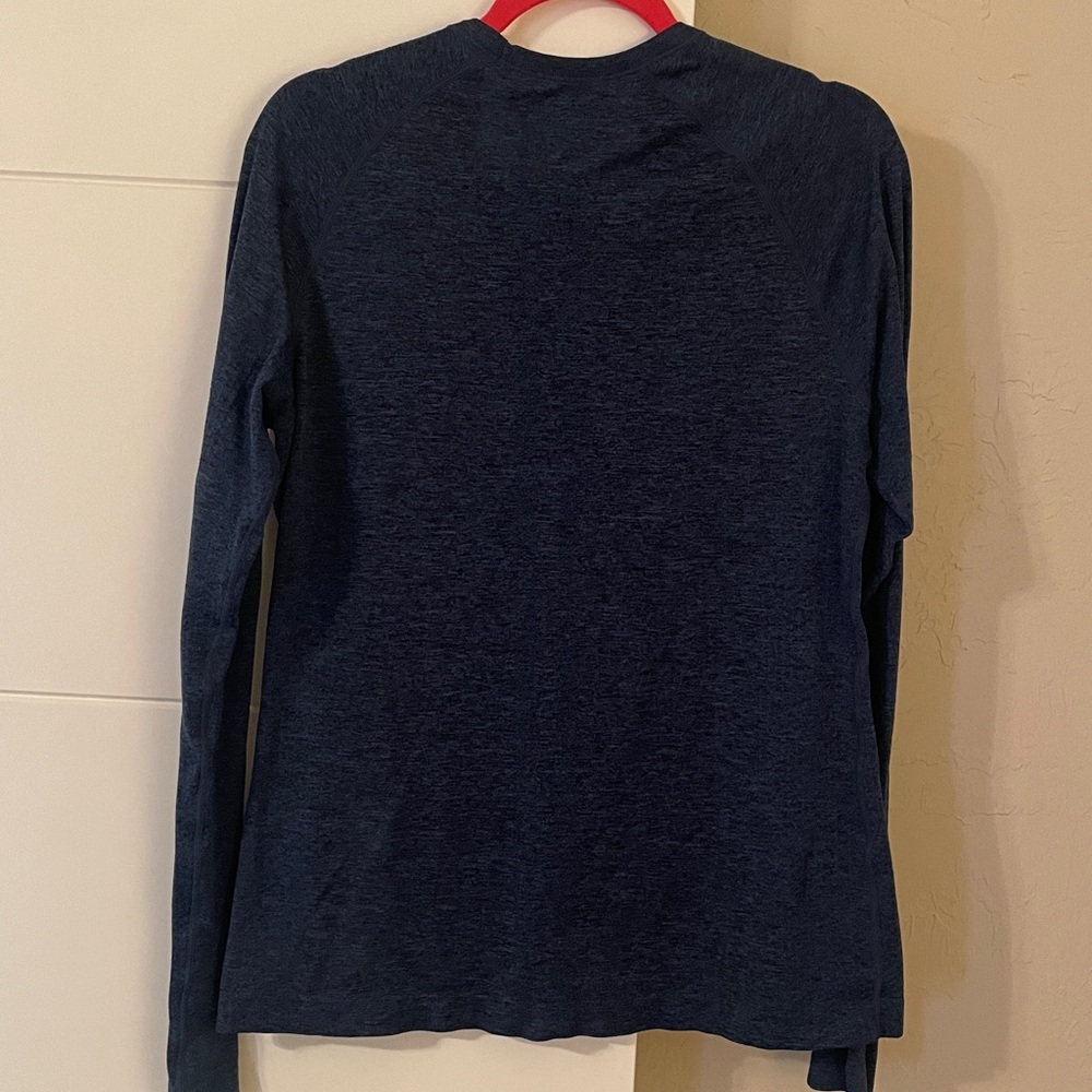 Figs Deep Blue Long Sleeve Top - Picture 4 of 4